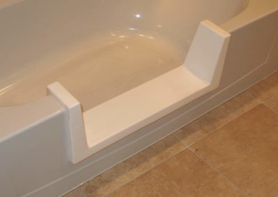 Walk-Thru Insert Fiberglass Tub